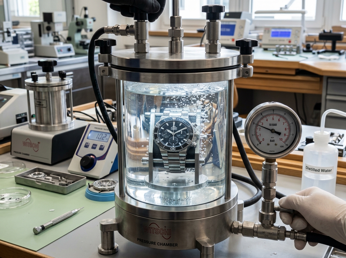 Hydrostatic Pressure Chamber Testing